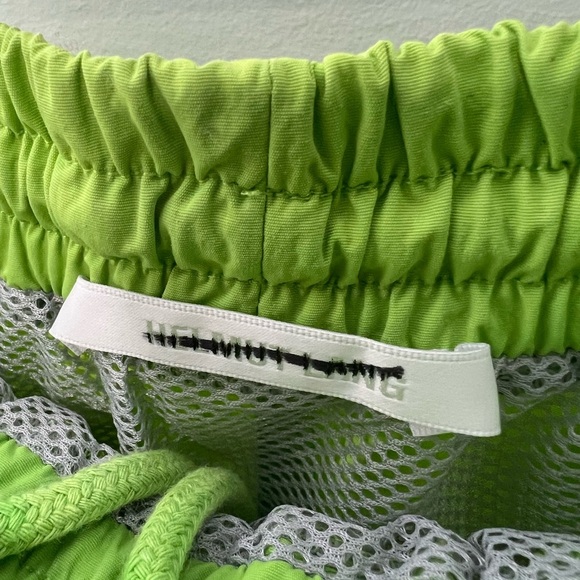 Helmut Lang Green Nylon Swim Shorts Men’s Small - Picture 3 of 6